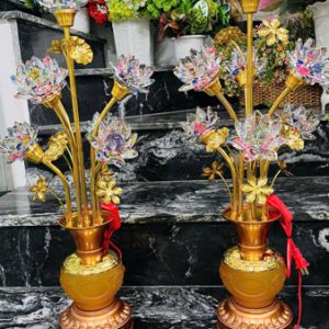 Đèn lưu ly 7 bông 016 XA 70cm